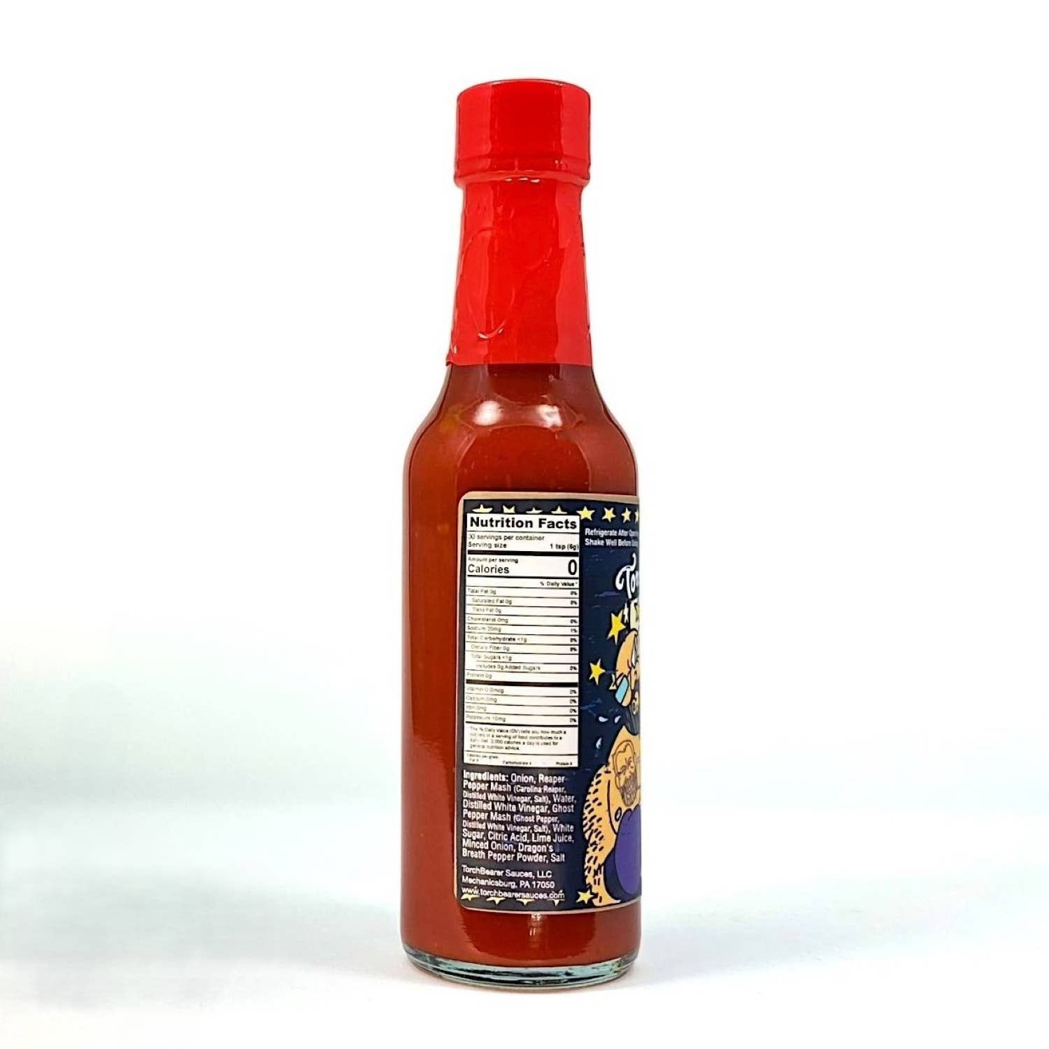 TorchBearer Sauces - Wholesale Hot Sauce - Sucker Punch | 5oz Bottle | Sour and Hot - Heat Level 11/102