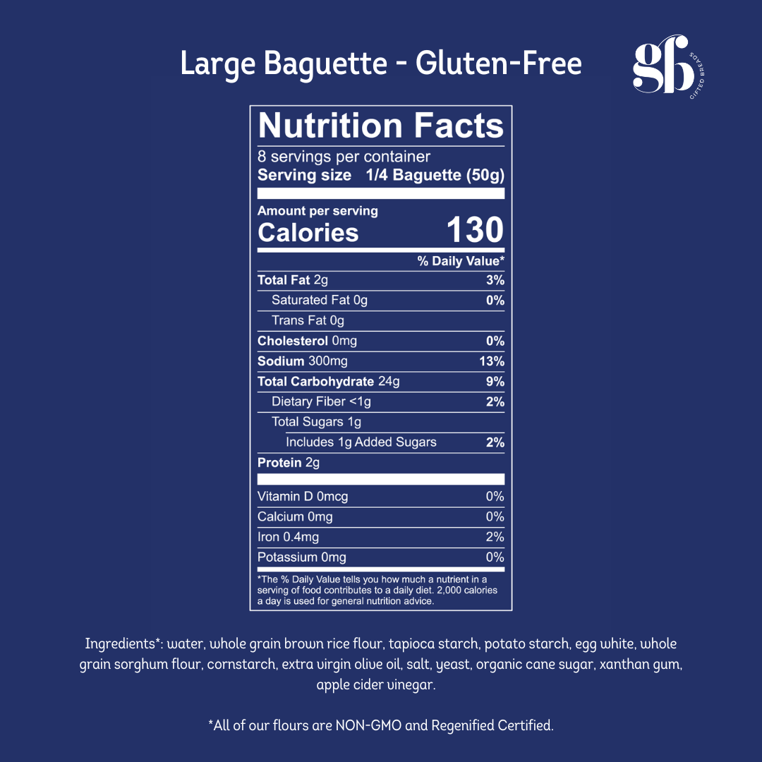Gifted Breads - Wholesale Bread/Tortilla - Gluten-Free Bread - Baguette - Gifted Breads (GF & DF)8