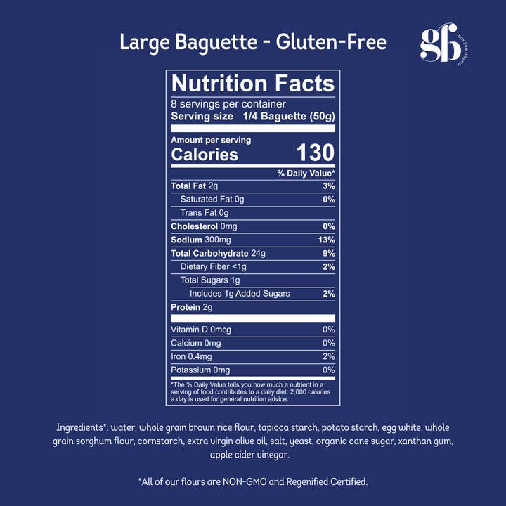 Gifted Breads - Wholesale Bread/Tortilla - Gluten-Free Bread - Baguette - Gifted Breads (GF & DF)8
