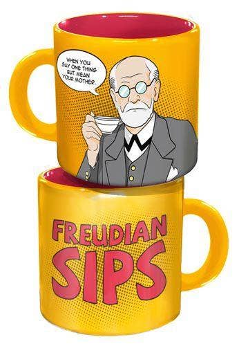 Unemployed Philosophers Guild - Wholesale Coffee Mug - Freudian Sips Coffee Mug1