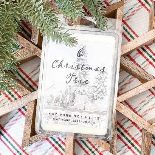 O CHRISTMAS TREE | 6 Unzen große Schmelze | 100% reines Soja für den Großhandel von Timber Oak Candles