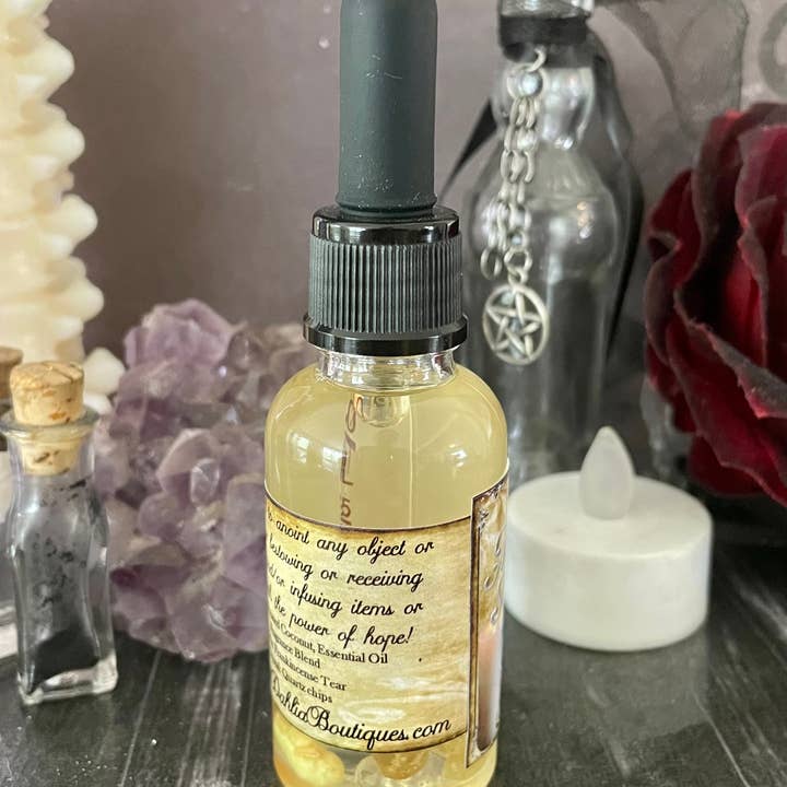 Black Dahlia Boutiques - Vente Accessoire de méditation - Huile pour conjure Blessings & Balance | Outils magiques | Witchcraft2