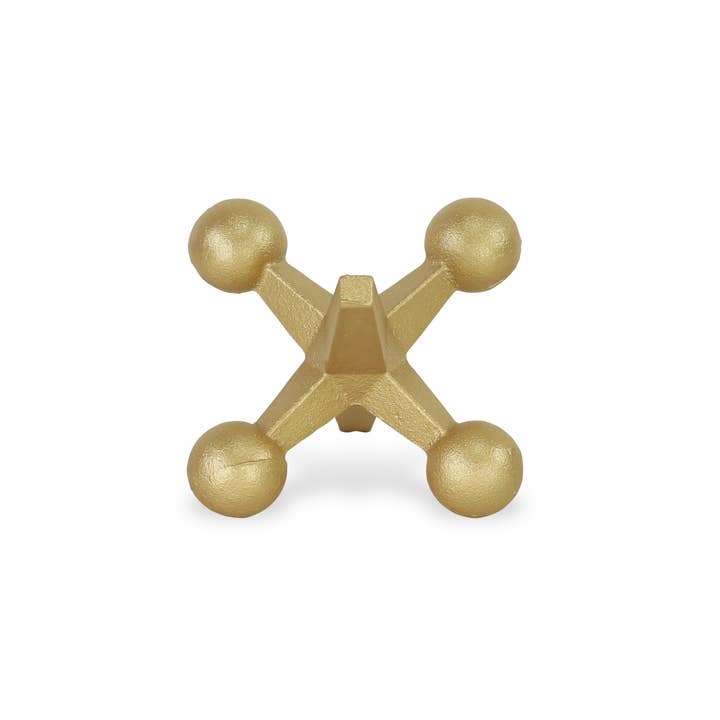 Cheungs Home Decor – wholesale Decorative tabletop object – Calix Golden Cast Iron Jack10