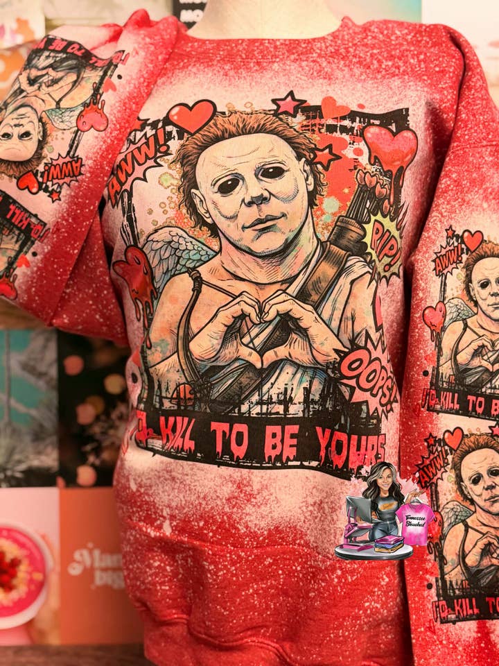 Valentines Day | horror | bleacehd sweatshirt for wholesale by Tennessee Bleached