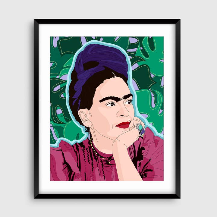 Frida Fine Art Print for wholesale by Sammy Gorin LLC