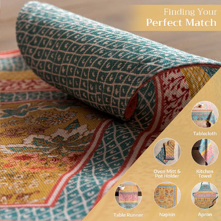 Maison d'Hermine - Design in Every Thread - Wholesale Placemat - Placemats 100% Cotton 13" x 19" - Set of 4 - Marquise5