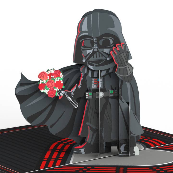 Star Wars™ Darth Vader™ Be Mine Pop-Up Card 5x7" for wholesale by Lovepop Cards