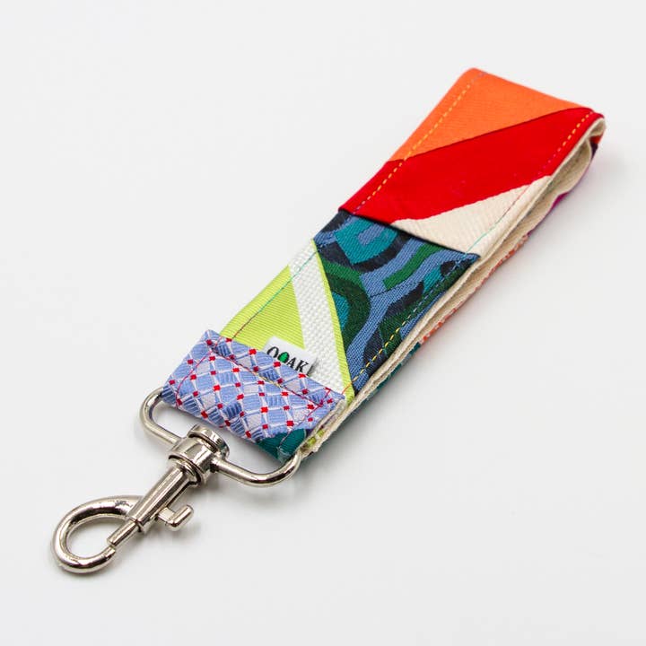 Chaveiro de retalhos arco-íris por atacado de It's OOAK