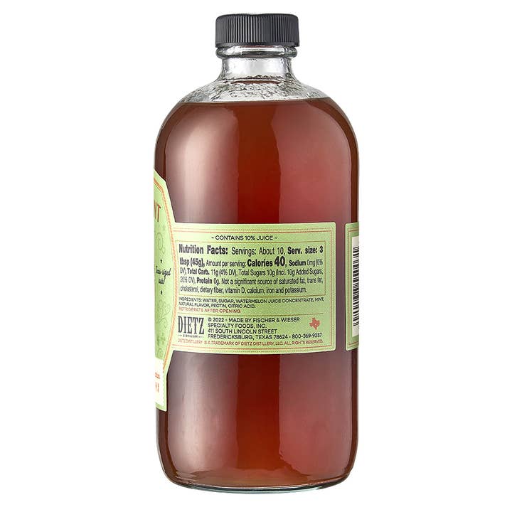 Fischer & Wieser - Wholesale Cocktail Mix/Syrup - Watermelon Mint Cocktail Mix1