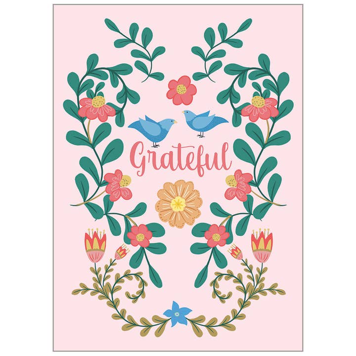 Oiseaux reconnaissants - Carte de remerciement Foi pour la vente par Legacy