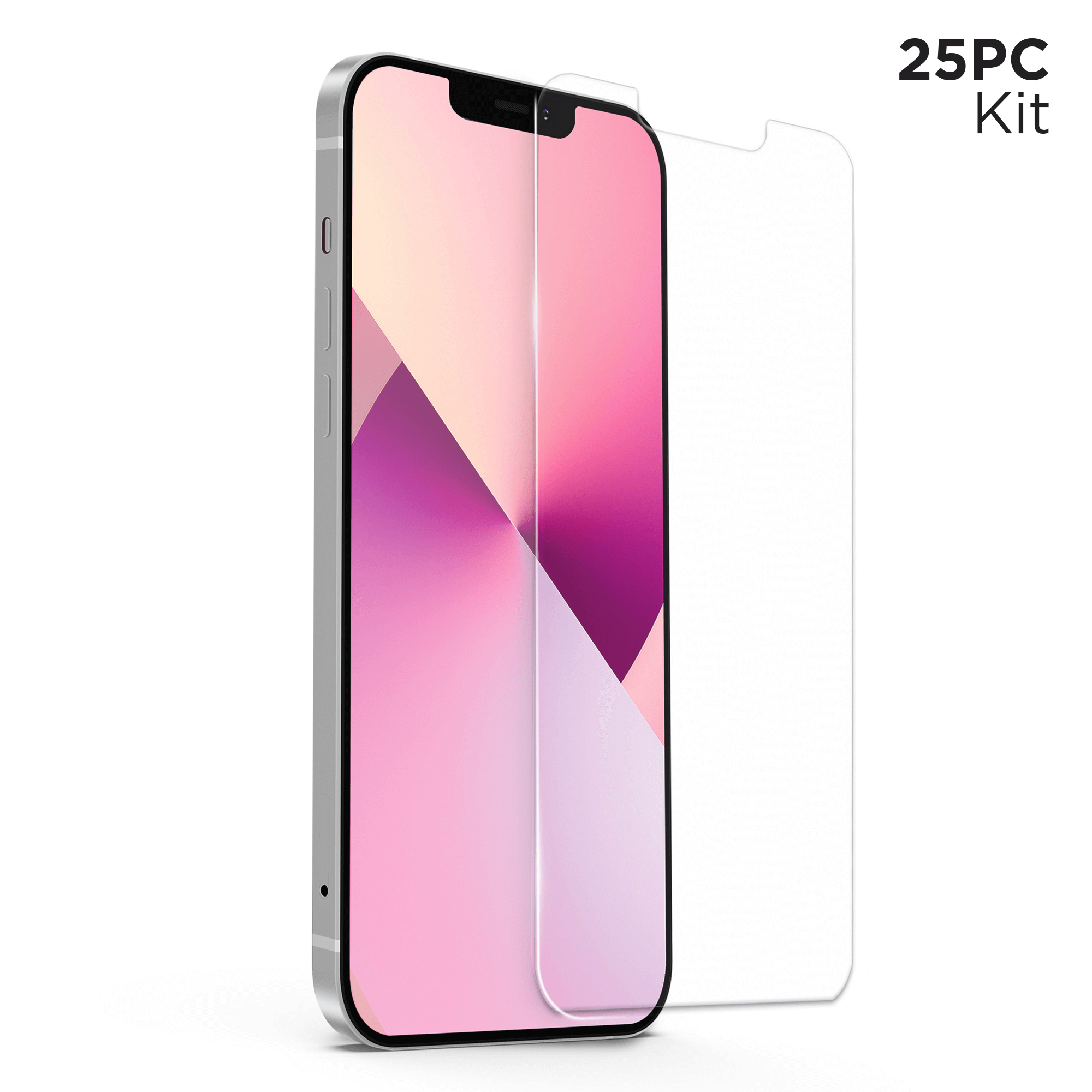 JupiterGear Home - Wholesale Device Screen Protector - Naztech IntelliShield HD Tempered Glass 25pc Set for iPhone0