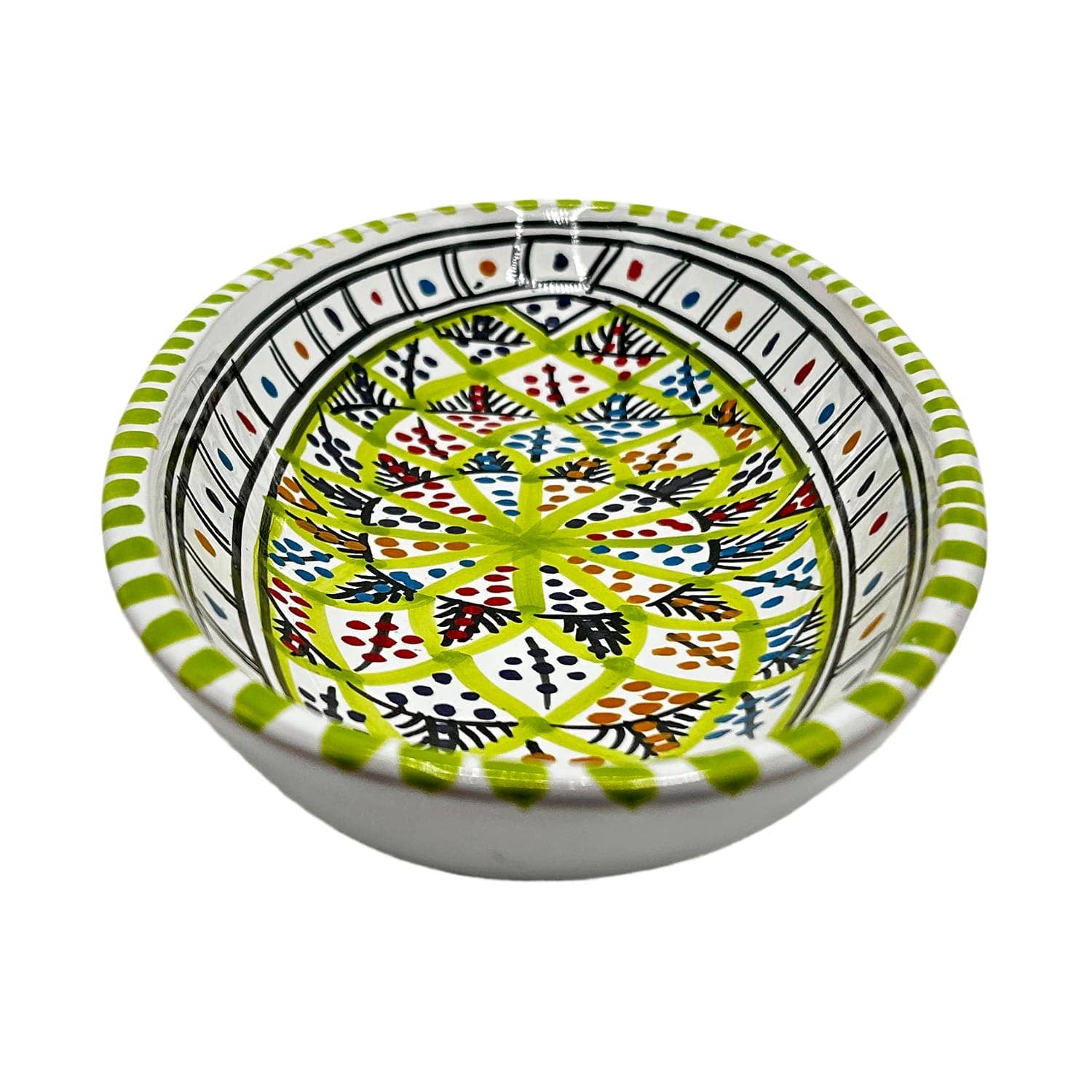 Etnico del Mondo - Wholesale Decorative Plate/Dish/Bowl - Decorative Tunisian Handmade Ceramic Baking Dish #42