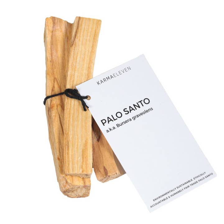Fagots de Palo Santo - Pack de 4 (Commerce équitable, source éthique) pour la vente par Karma Eleven