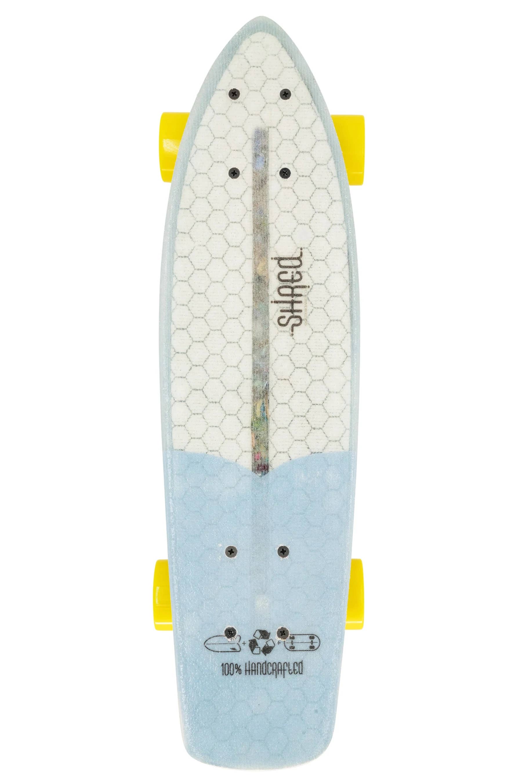 Shred mfg - Wholesale Sporting Accessories - SHRED Skateboard Mini Cruiser - The Sprat (24") - Resin Tint Light Blue