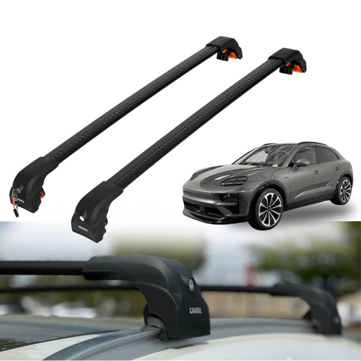 Heavy Duty Roof Rack Crossbars for Porsche Macan 2024-2026 w/ Flush Rails for wholesale by Erkul Auto USA