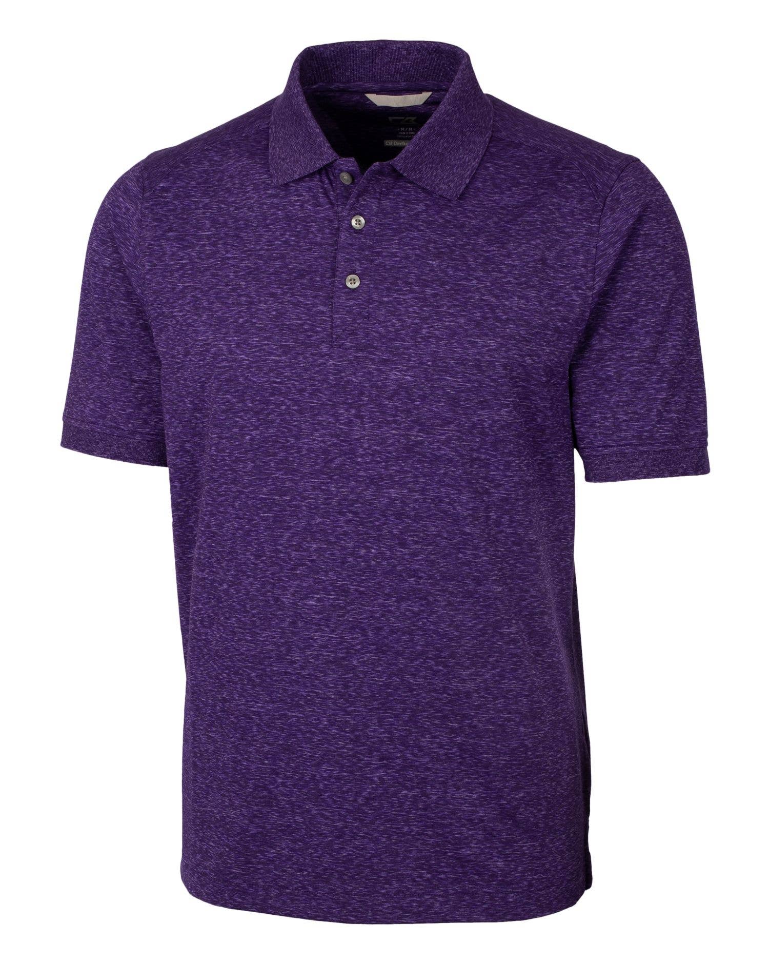 Cutter & Buck - Wholesale Polo - Men's - Cutter & Buck Advantage Tri-Blend Space Dye Mens Polo1
