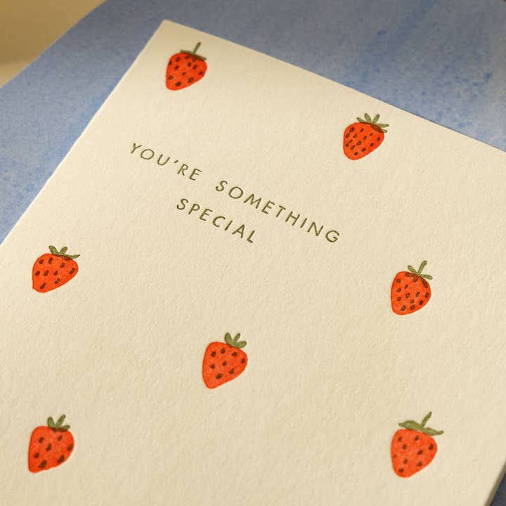 Homework Letterpress Studio – Engroshandel Kærlighedskort – Du er noget særligt | Bogtryk kort2