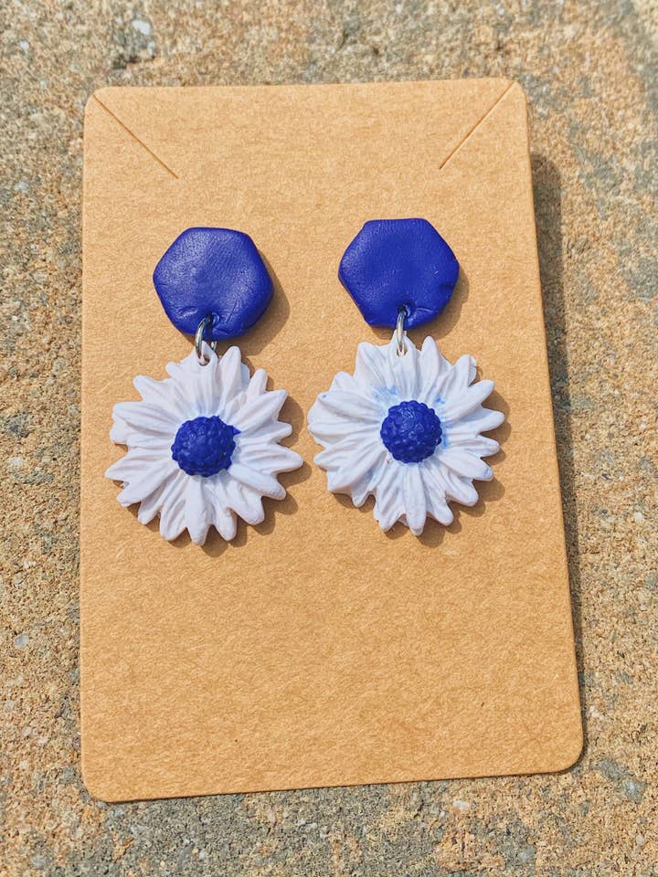 Dandelion Dangles for wholesale by Polymearrings Jewelry Co.