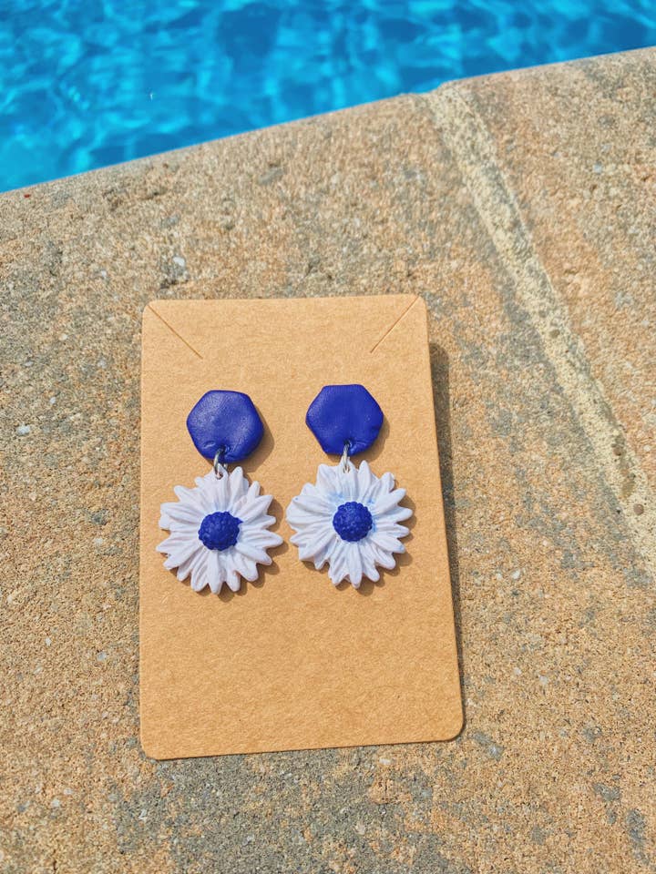 Dandelion Dangles for wholesale by Polymearrings Jewelry Co.