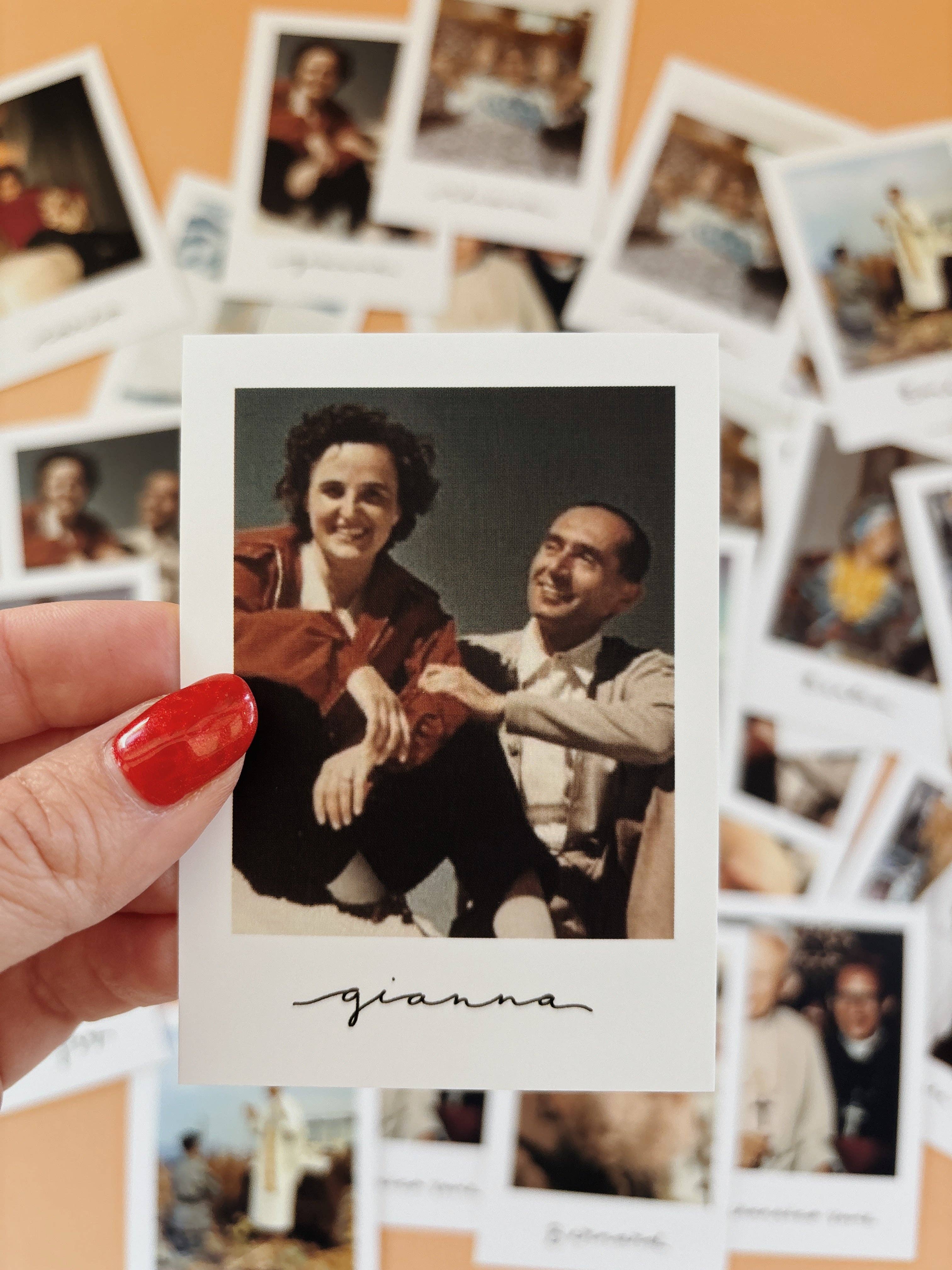 January Jane Shop - Wholesale Religious Card - Saint Polaroid Minis Color Pack4