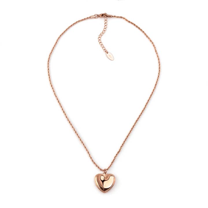 Steel Heart Necklace GN20091432 for wholesale by Shebiju