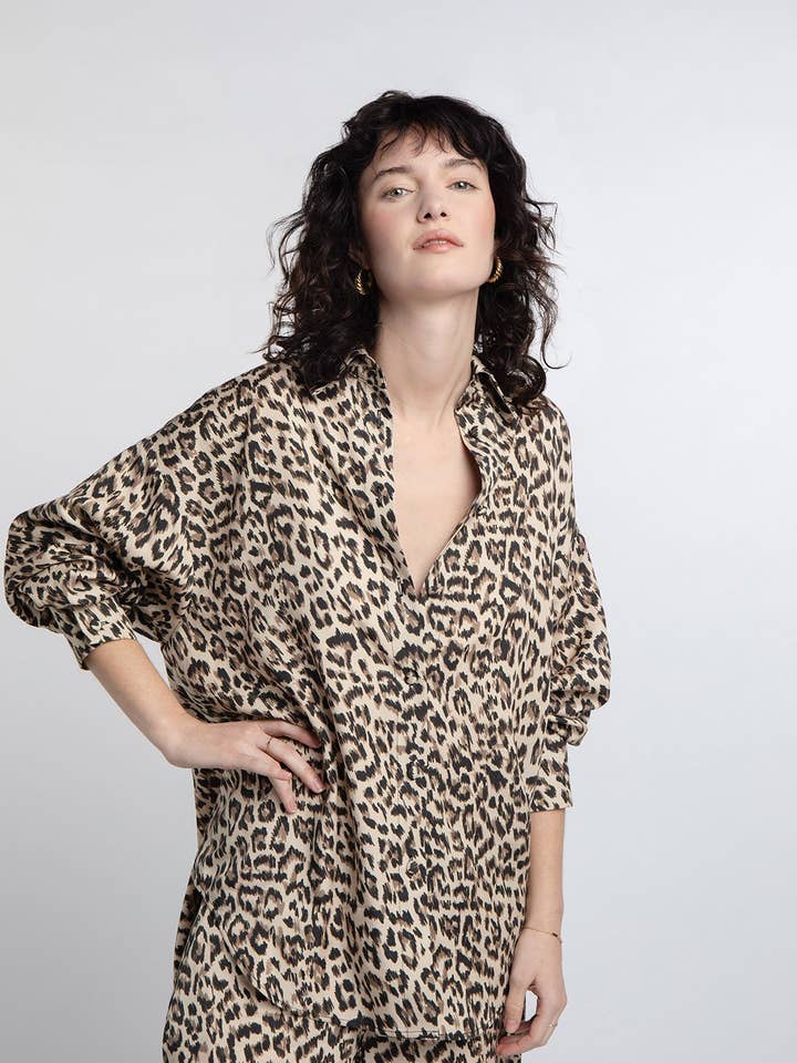 Elise Chalmin - Vente Chemise à col boutonné – femme - Chemise Nour Graou3