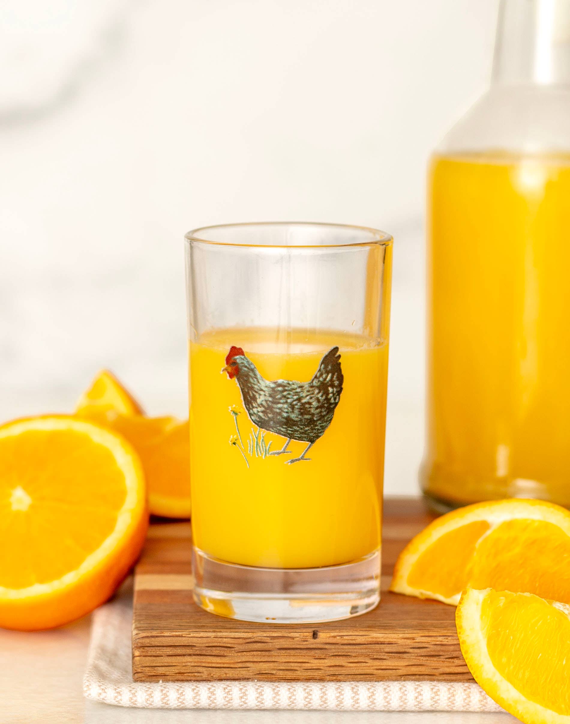 1canoe2 | One Canoe Two Paper Co. - Wholesale Drinkglas/beker - Mini-sapglas met kip Plymouth Rock