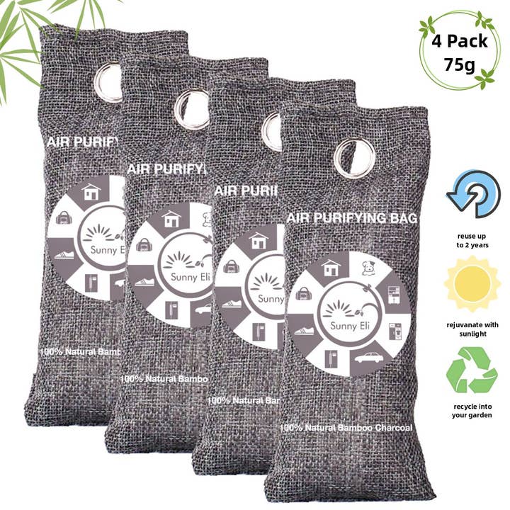 Bamboo Charcoal Air Freshener (75g) for wholesale by Sunny Eli
