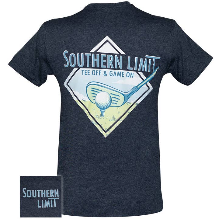 Southern Limit Tee Off Midnight Navy SS-90 for wholesale on Faire1