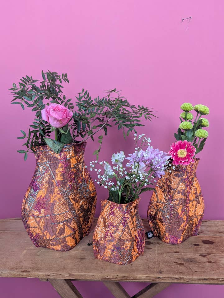 Pop Up Vase in Phoenix for wholesale by Megan Crook Textiles