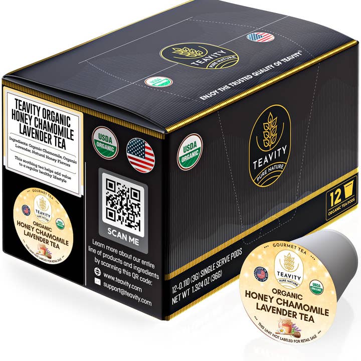 Organic Honey Chamomile Lavender Tea for wholesale by Teavity