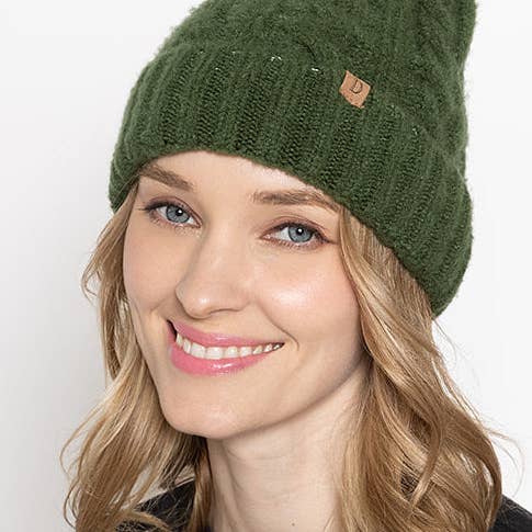Do Everything In Love® - Wholesale Beanie - Dames - Muts met kabelgebreide manchet3
