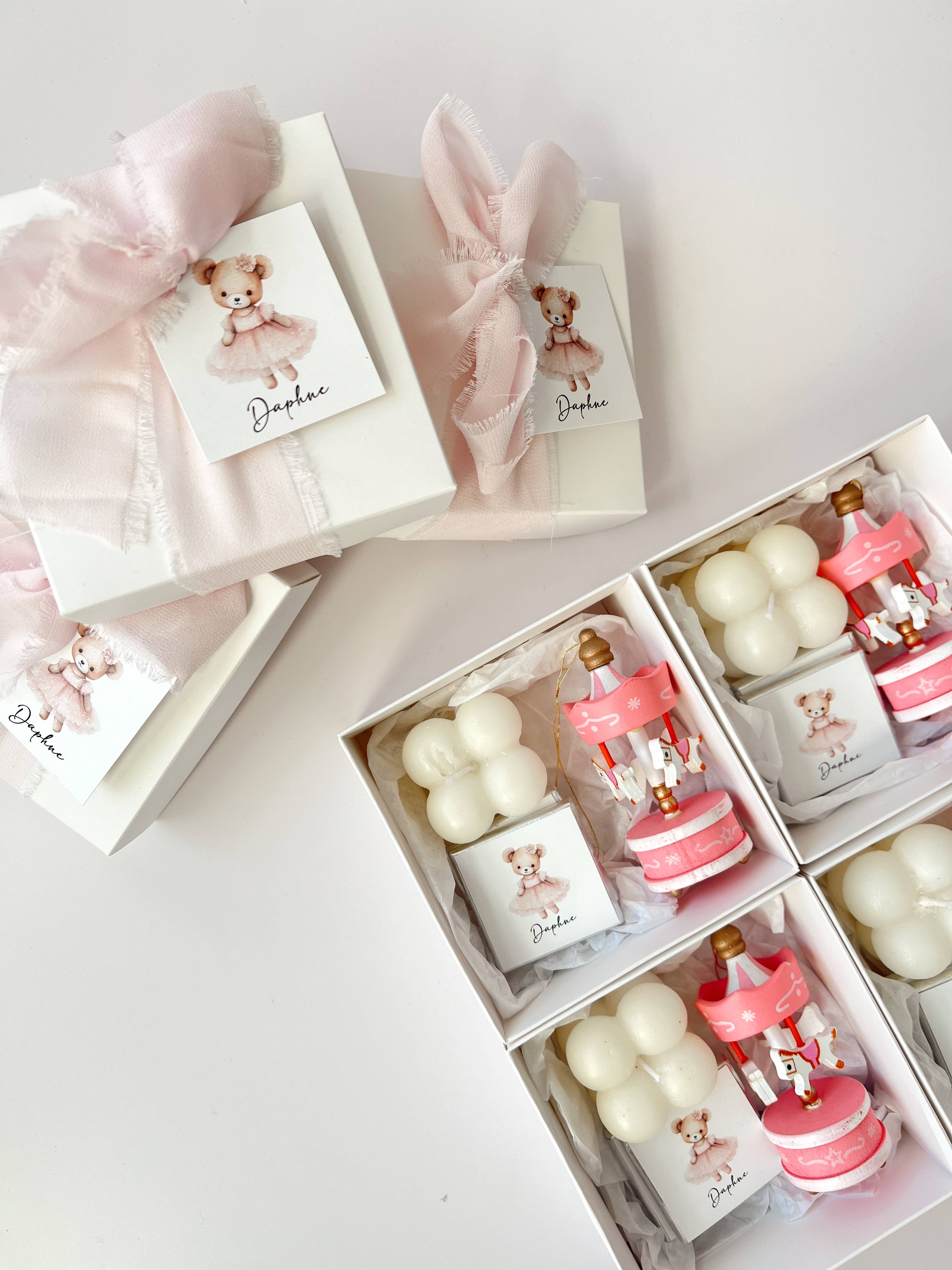 Uniq Favors - Wholesale Party Favor - Carousel Concept Favors Box, Carnival Theme Baby Shower Gift6