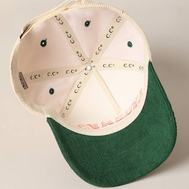 Fashion City - Wholesale Trucker Hat - Unisex - GAMEDAY Upside Down Trucker Corduroy Baseball Cap 17