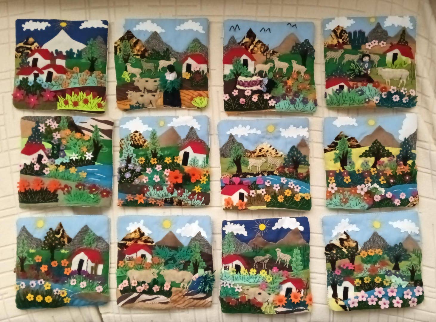 Blossom Inspirations - Wholesale Wall Accent - Arpillera Wall Decor11