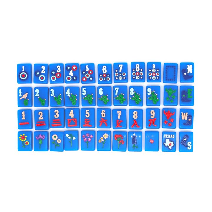 Carrelage Texas bleu royal pour la vente par The Mahjong House