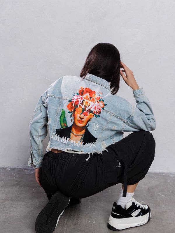 Trio Urban – wholesale Jeansjackor – Dam – Frida Muse Crop Jeansjacka