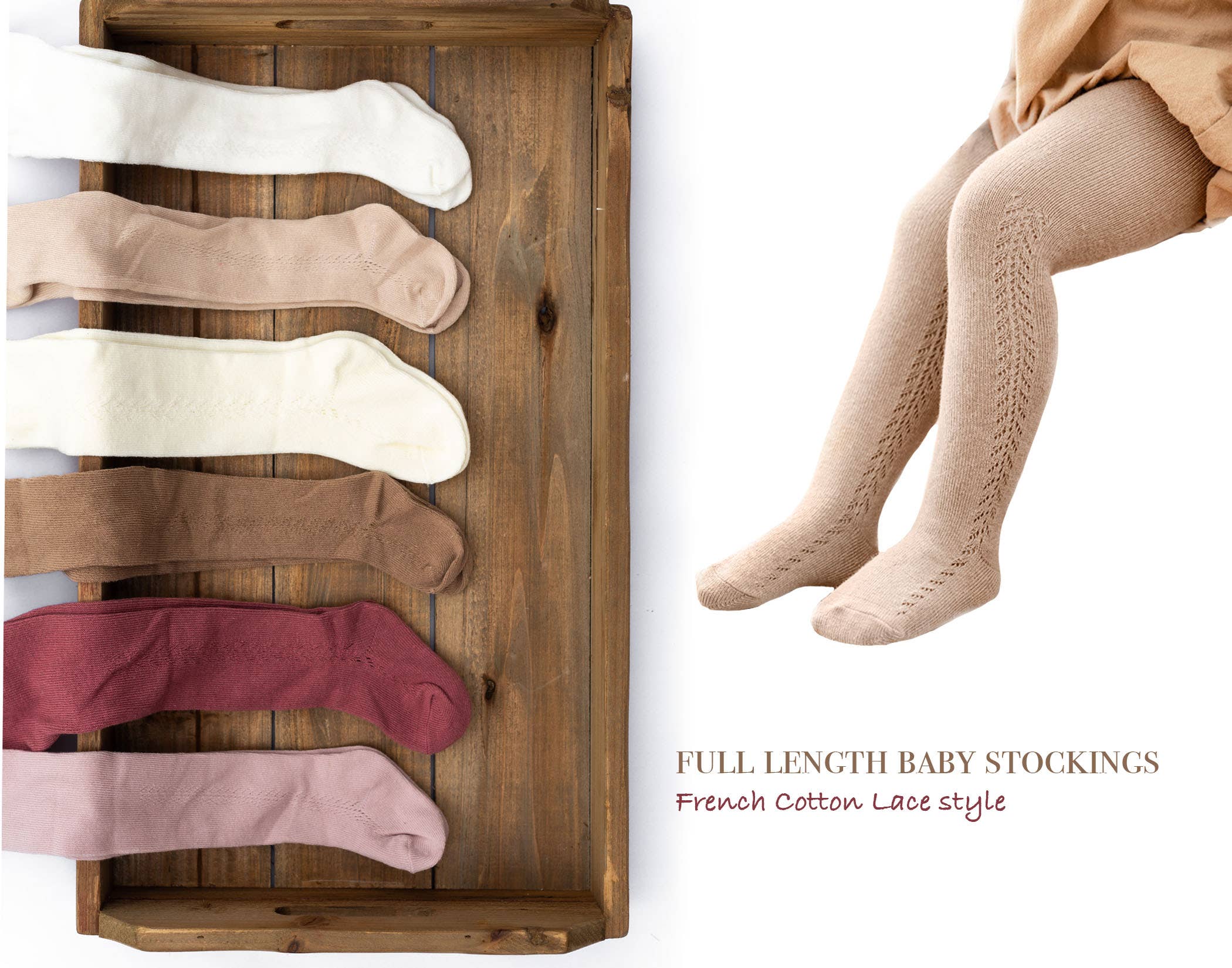 TicTacToe Fancy Floral Lace Girls Leggings : Shop Kids Socks at