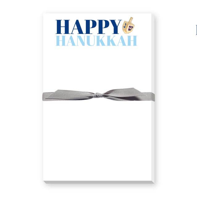 HAPPY HANUKKAH LARGE NOTEPAD for wholesale by Donovan Designs