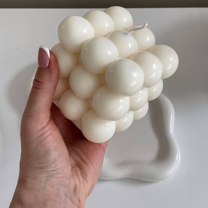 Akivodu Candles - Wholesale Novelty Candle - Jumbo Bubble Cube Candle - 100% soy wax, multiple scents3