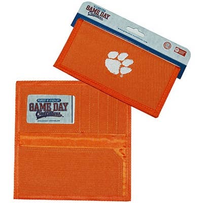 Clemson Tigers Wallet Checkbook Holder for wholesale by Jenkins Enterprises