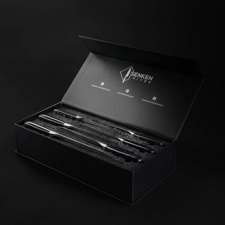 Senken Knives - Vente Sets de couteaux - Ensemble de 6 couteaux de cuisine japonais VG10 Damascus2