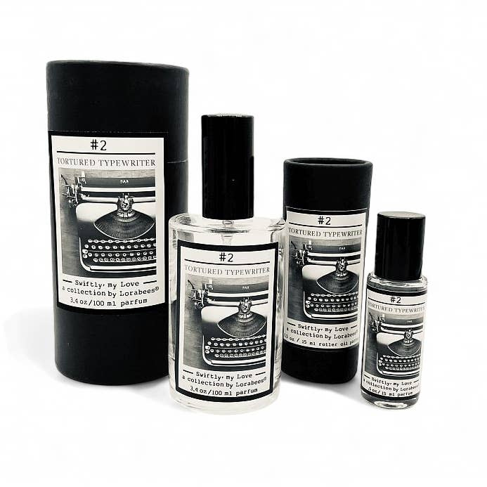 Lorabees - Wholesale Roll-On Fragrance - #2 Tortured Typewriter perfume roller Swiftly, My Love