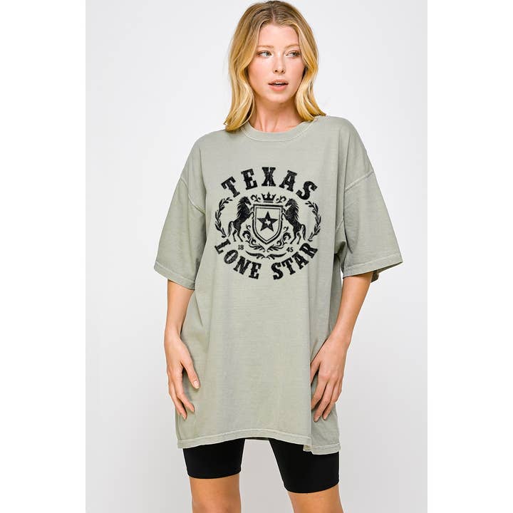 T-SHIRT GRAPHIQUE VINTAGE TEXAS LONE STAR pour la vente par Illustrated Society