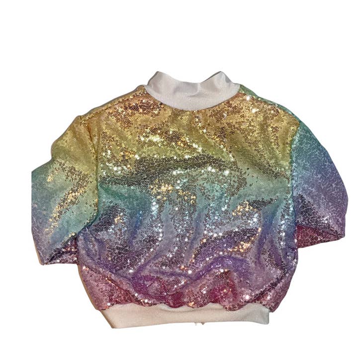 Kids Ombre Sequin Jacket for wholesale by Jackets By Toshi