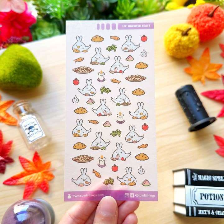 Washi Sticker - Haunted Feast for wholesale by SumLilThings