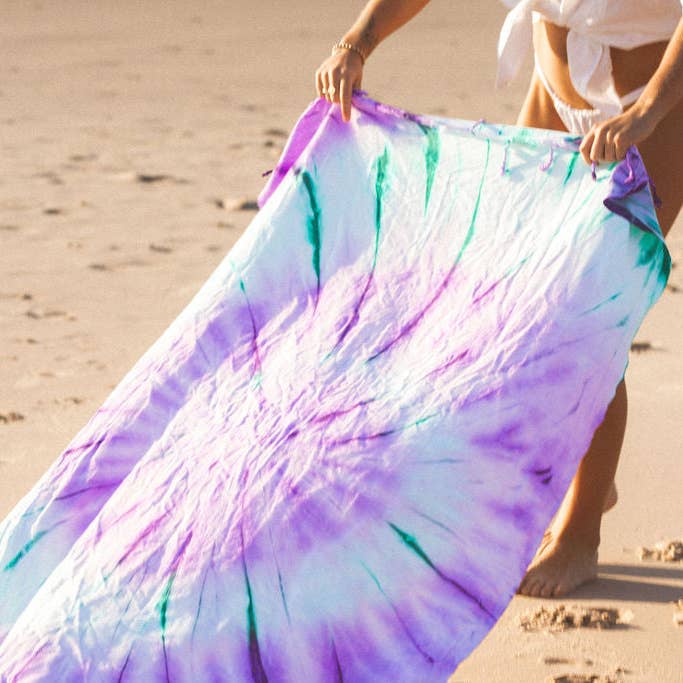 Turkish Towel Co - Wholesale Beach towel - Tie Dye Pastel Turkish Towel3