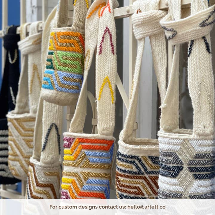 Artett – wholesale Axelväska - Dam – Aluna Kankuama Pärlad Mochila Väska