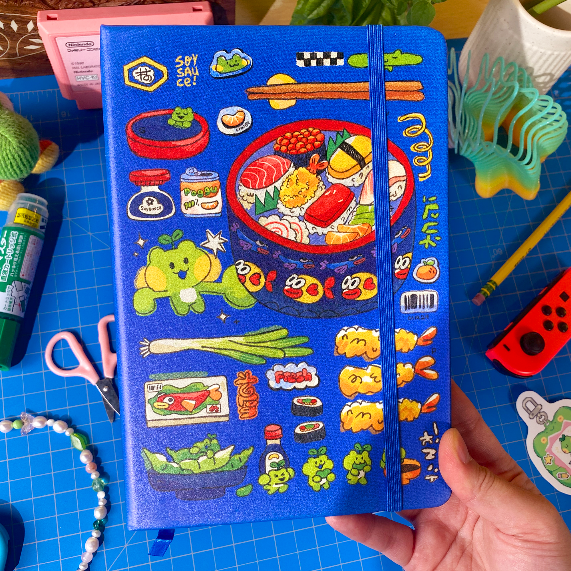 pogpals - Wholesale Notebook - I want Sushi Notebook ✿ Dot Grid A54