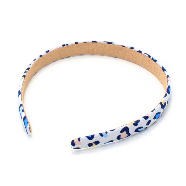 Inca UK – wholesale Pannband - Dam – 1,5 cm bred färgad hårband med leopardmönster